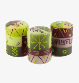Global Crafts Kileo Design 2.5" Votive Candle - Set of 3