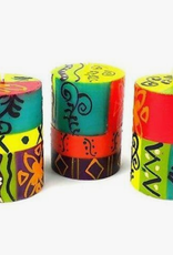 Global Crafts Matuko Design 2.5" Votive Candle - Set of 3