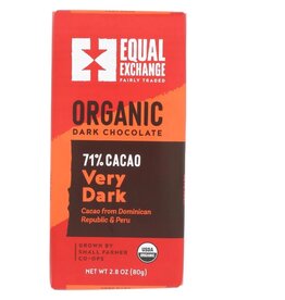 Equal Exchange Organic Very Dark Chocolate 71%