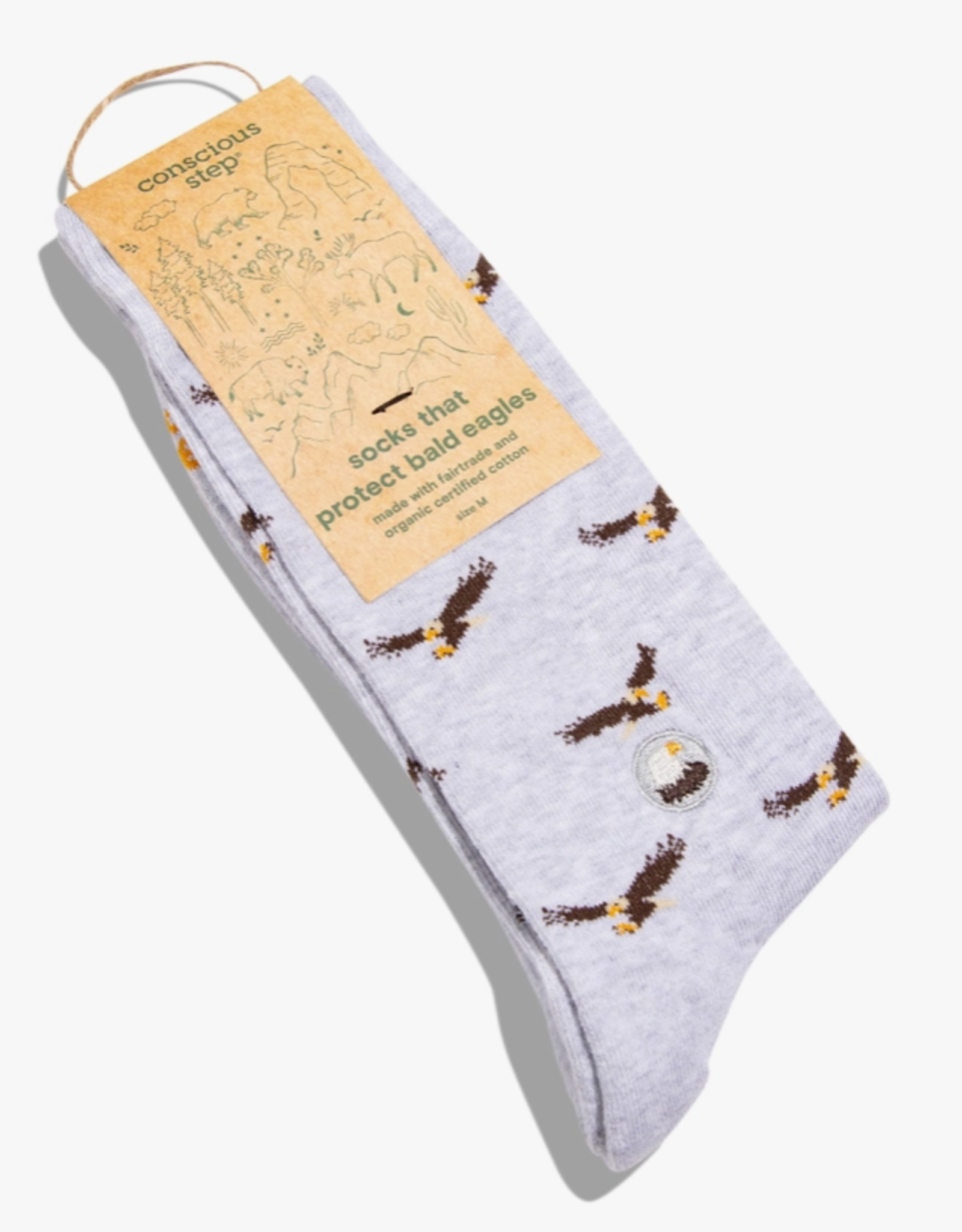 Conscious Step Socks that Protect Bald Eagles