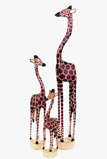 Swahili African Modern Small Long Leg Giraffe Sculpture - 8"