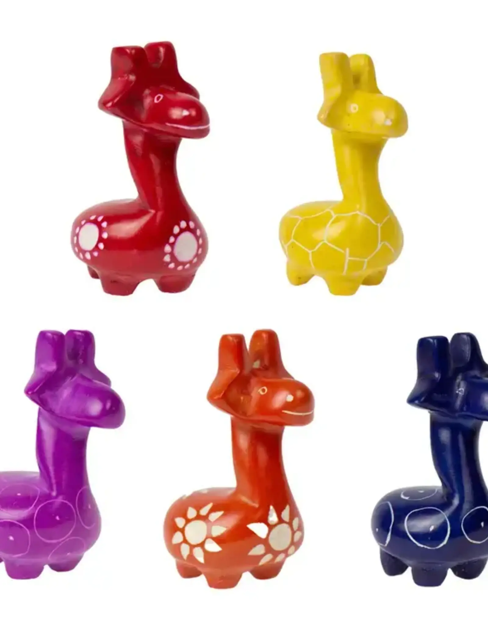Global Crafts Tiny Giraffes - Kisii Stone 1.5 - 2"