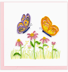 Quilling Card Quilled Bright Butterflies Card