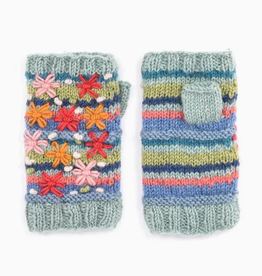 Lost Horizons Skylar Wool Handwarmers - Aqua