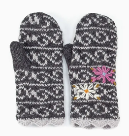 Lost Horizons Ballad Wool Mittens - Graphite