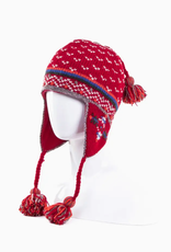 Lost Horizons Helsinki Wool Earflap Hat - Crimson