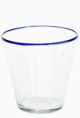 Sobremesa Blue Rim Water Glass