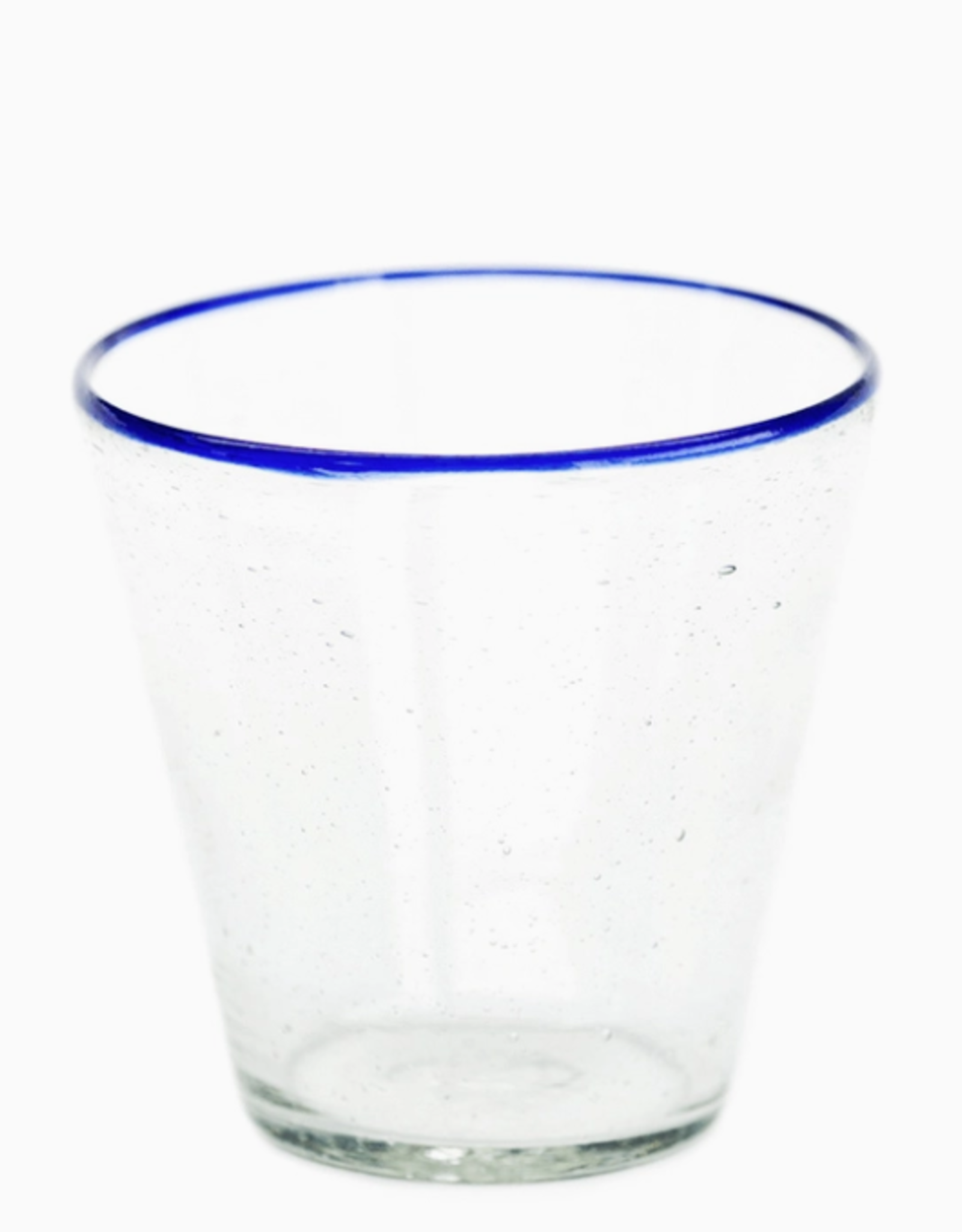 Sobremesa Blue Rim Water Glass