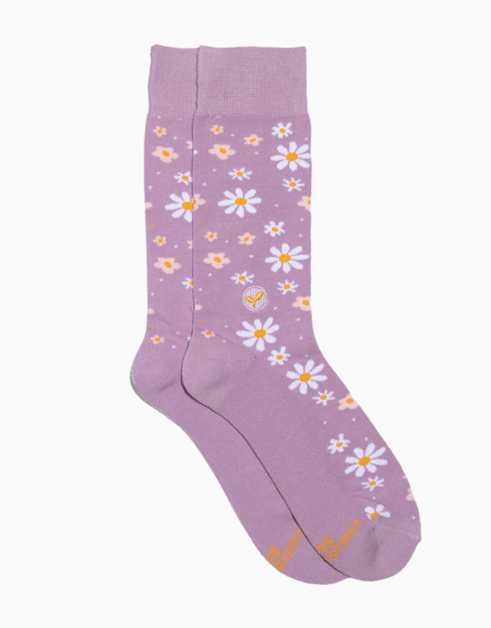 Conscious Step Socks that Plant Trees (Lavender Daisies)