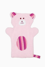 Upavim Crafts Bear Puppet Washcloth - Pink