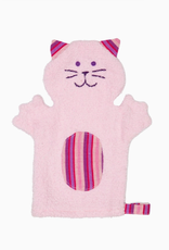 Upavim Crafts Kitty Puppet Washcloth - Pink