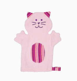 Upavim Crafts Kitty Puppet Washcloth - Pink