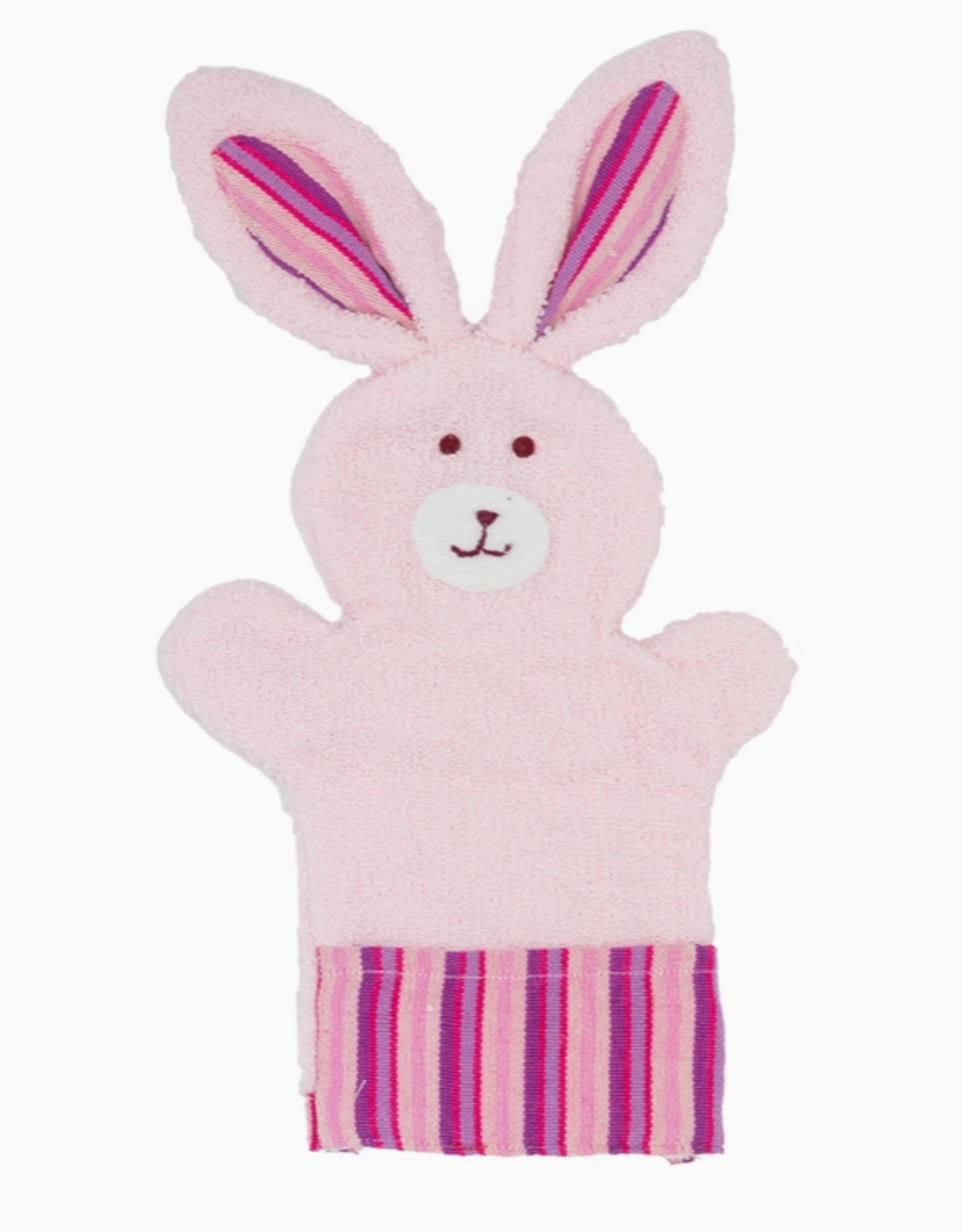 Upavim Crafts Bunny Puppet Washcloth - Pink