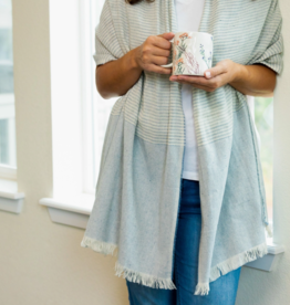Upavim Crafts Upcycled Soft Denim Fiber Shawl