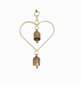 Hopes Unlimited Wind Chime - Heart 2 Bells