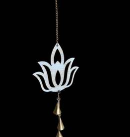 Hopes Unlimited White Lotus Windchime