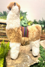 Blossom Inspirations Alpaca Standing Fur Toy 13" x 18"