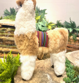 Blossom Inspirations Alpaca Standing Fur Toy 13" x 18"