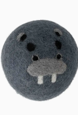 Ten Thousand Villages Eco Friendly Wool Dryer Ball - Hippo