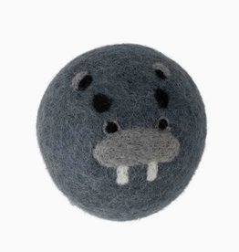 Ten Thousand Villages Eco Friendly Wool Dryer Ball - Hippo