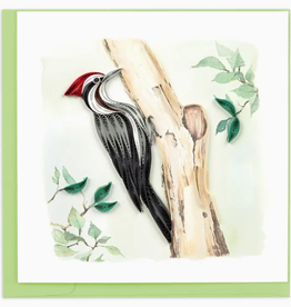 Quilling Card Quilled Pileated Woodpecker Greeting Card