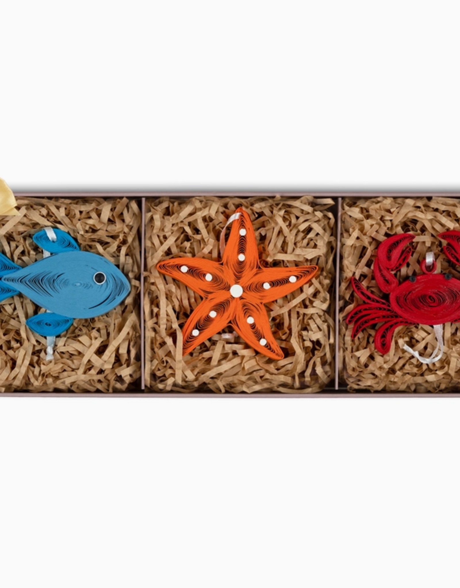 Quilling Card Quilled Sea Life Ornaments (Set of 3)