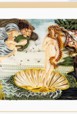 Quilling Card Quilled Birth of Venus, Botticelli  - Artist Series