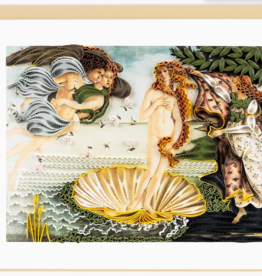 Quilling Card Quilled Birth of Venus, Botticelli  - Artist Series