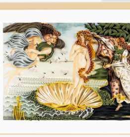 Quilling Card Quilled The Birth of Venus, Botticelli Greet - Artist Series