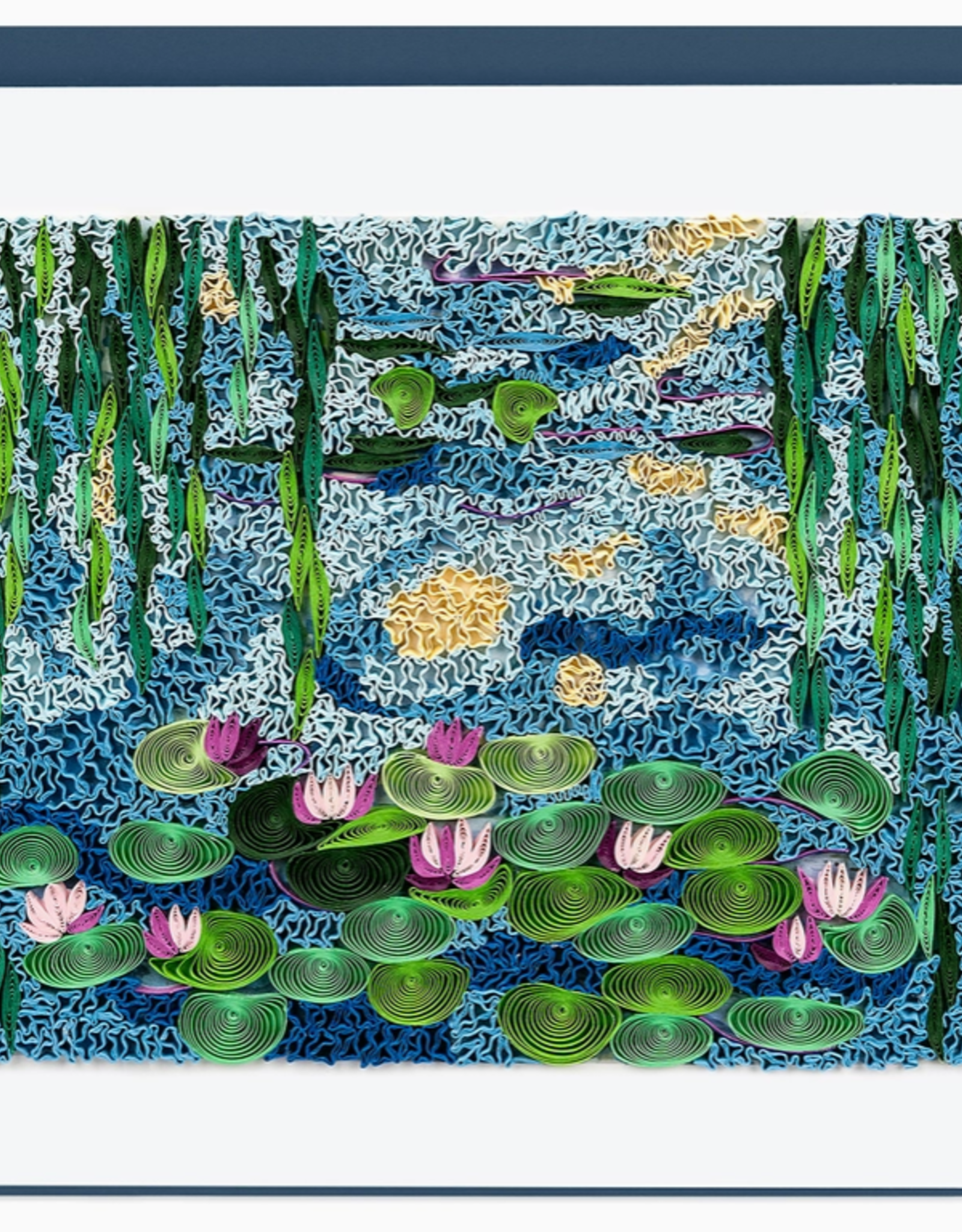 Quilling Card Quilled Water Lilies 1916-19, Monet - Artist Series