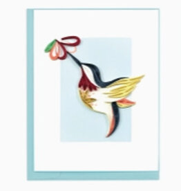 Quilling Card Quilled Hummingbird Birds Note Card