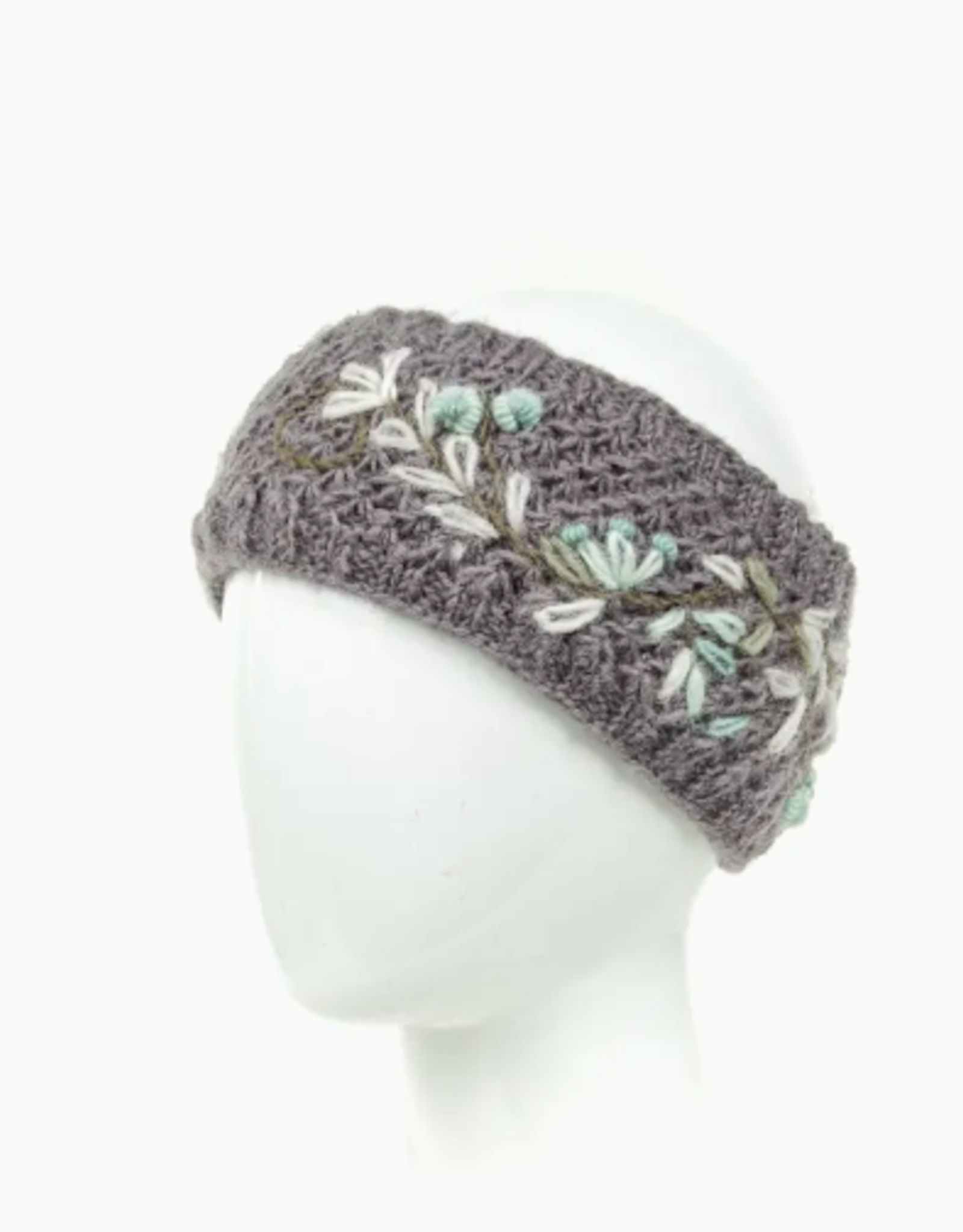 Lost Horizons Naomi Wool Headband - Light Grey