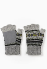 Lost Horizons Axel Wool Fingerless Gloves - Grey