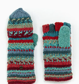 Lost Horizons Navika Wool Fingerless Mittens - Santa Fe