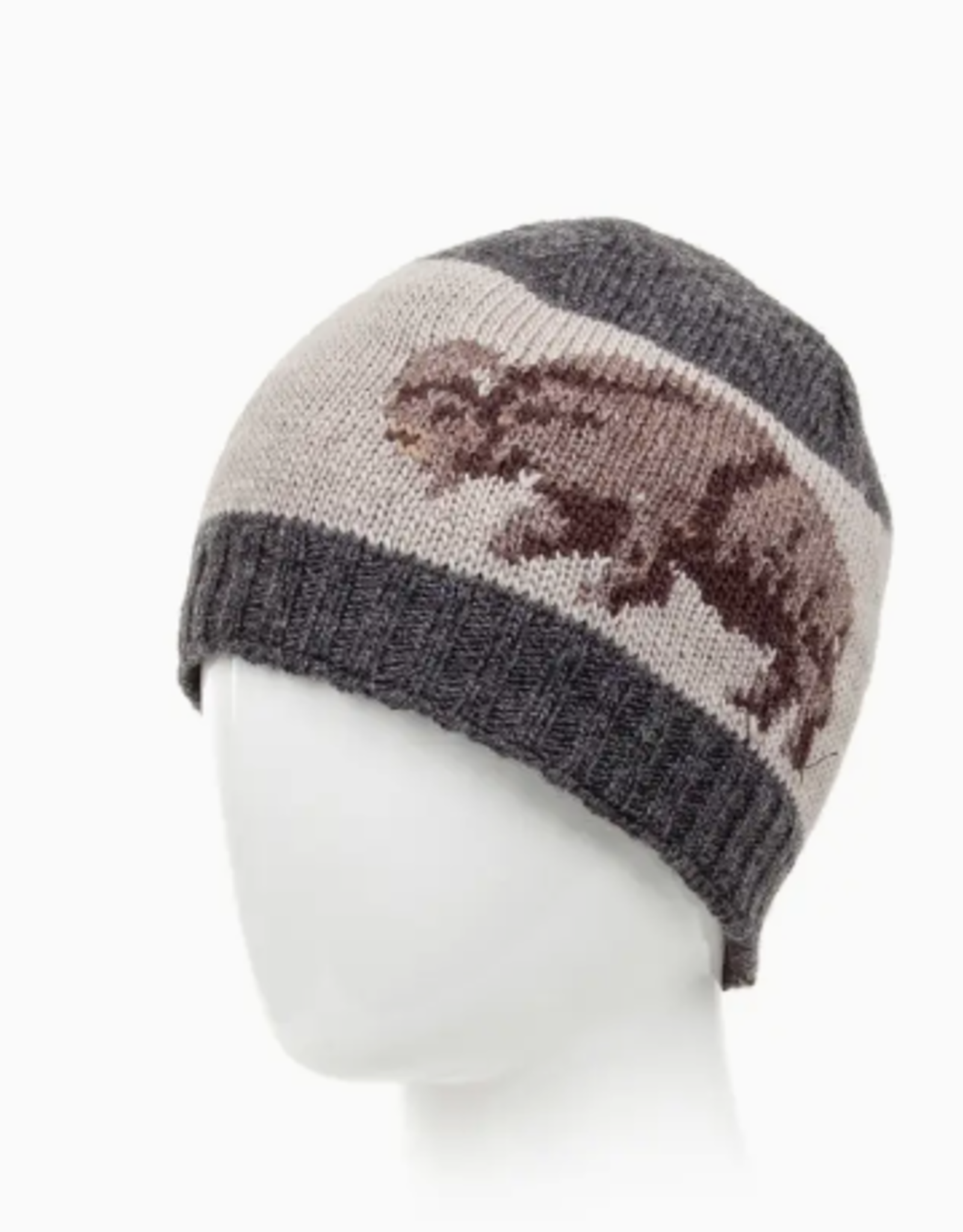 Lost Horizons Buffalo Wool Beanie - Graphite