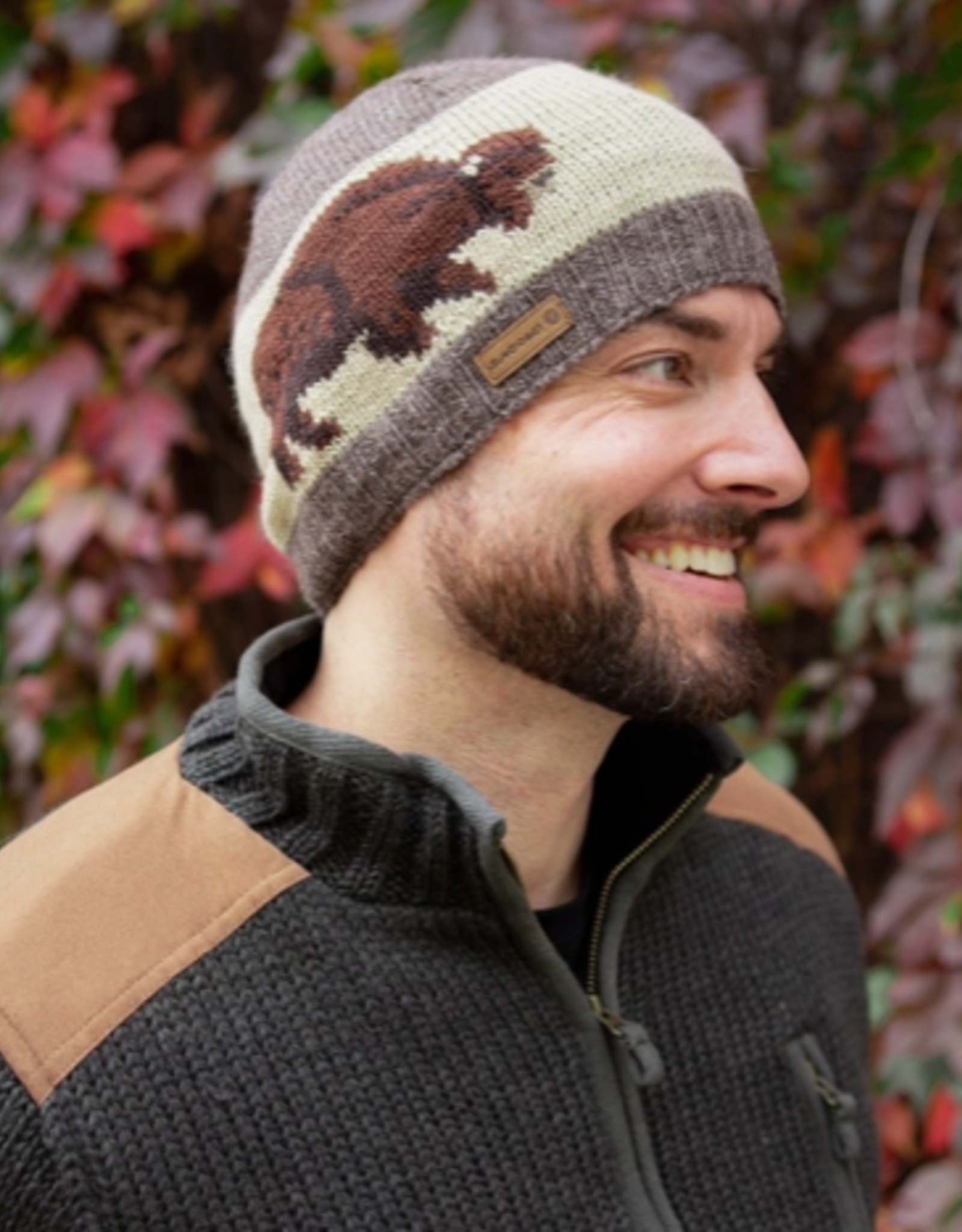 Lost Horizons Buffalo Wool Beanie - Graphite