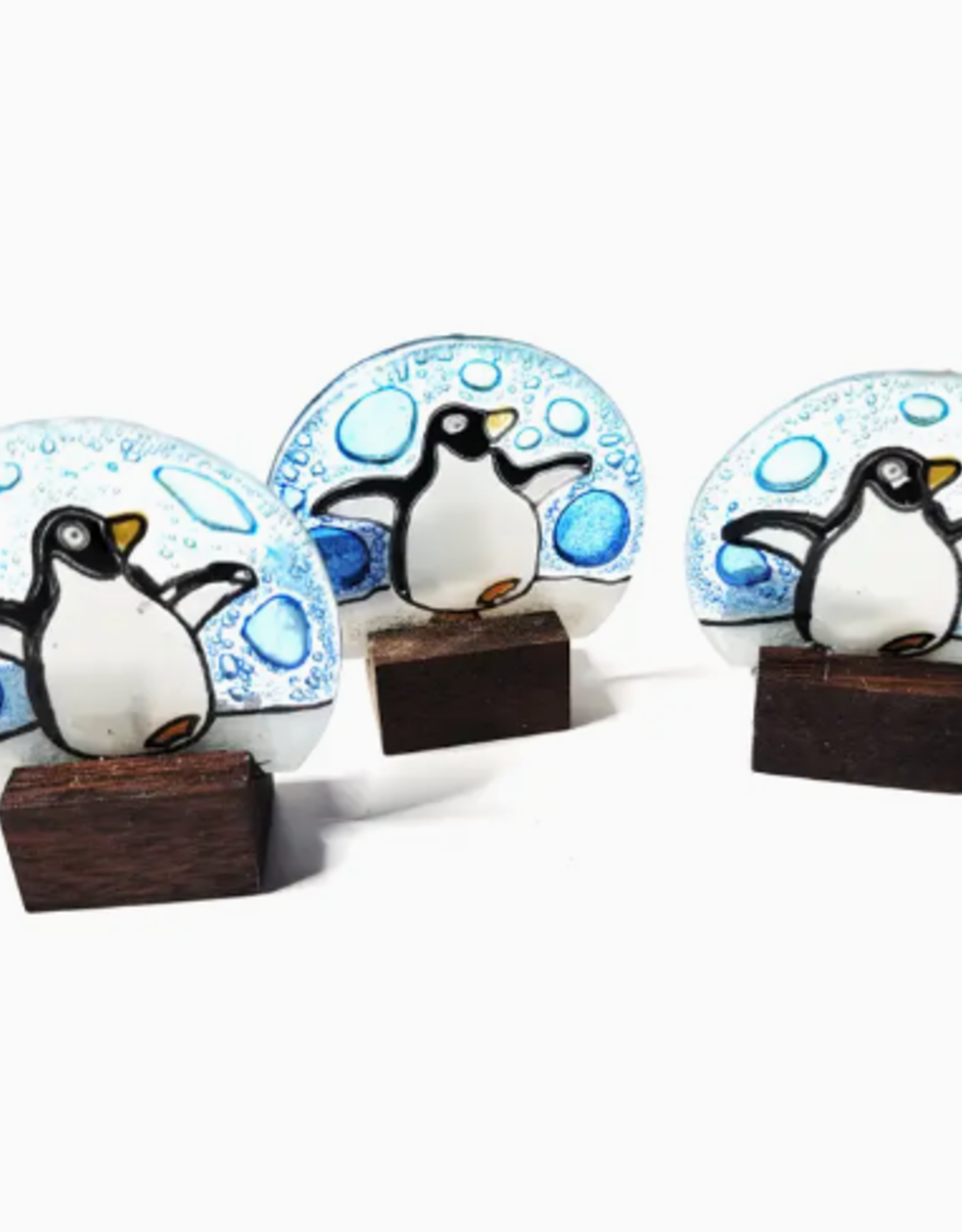 Pampeana Glass Penguin Figurines