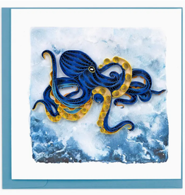 Quilling Card Quilled Deep Sea Octopus Greeting Card