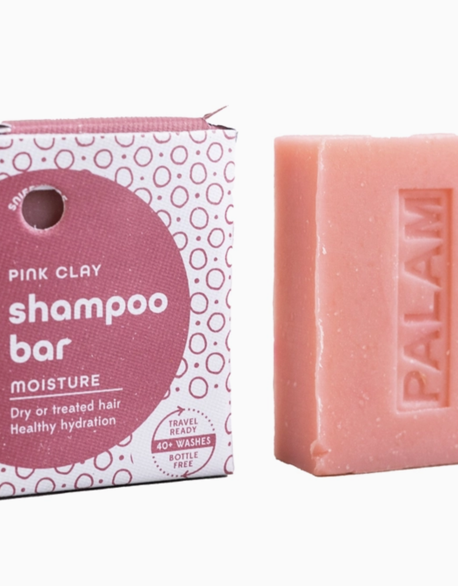 Ten Thousand Villages Moisture Pink Clay Shampoo Bar