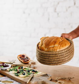 Ten Thousand Villages Toasty Round Bread Basket