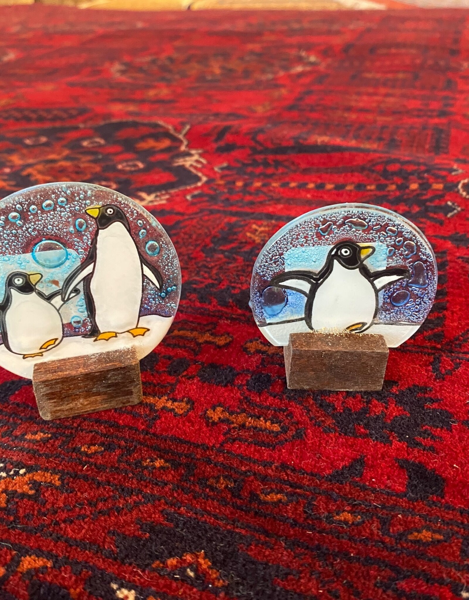 Pampeana Glass Penguin Figurines