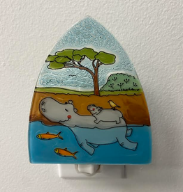 Pampeana Enchanted Hippos Swimming Nightlight