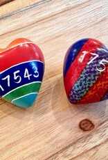 Global Crafts 17543 ZIP Word Hearts - Multicolor