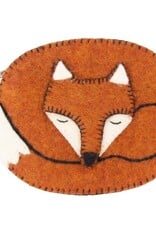 Global Crafts Fox Handmade Felt Coin Purse