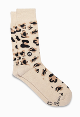 Conscious Step Socks that Protect Wildlife (Beige Leopard Print)