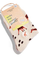 Conscious Step Kids Socks that Protect Giraffes