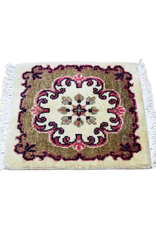 Bunyaad Pakistan Rose Medallion Chobi Tribal Rug 1x1