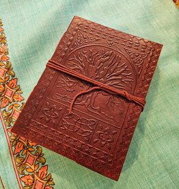 Ten Thousand Villages Tree of Life Leather Journal