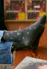 Conscious Step Socks that Support Music (Gray Music Notes)