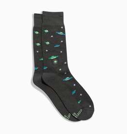 Conscious Step Socks that Support Space Exploration (Galactic Gray)